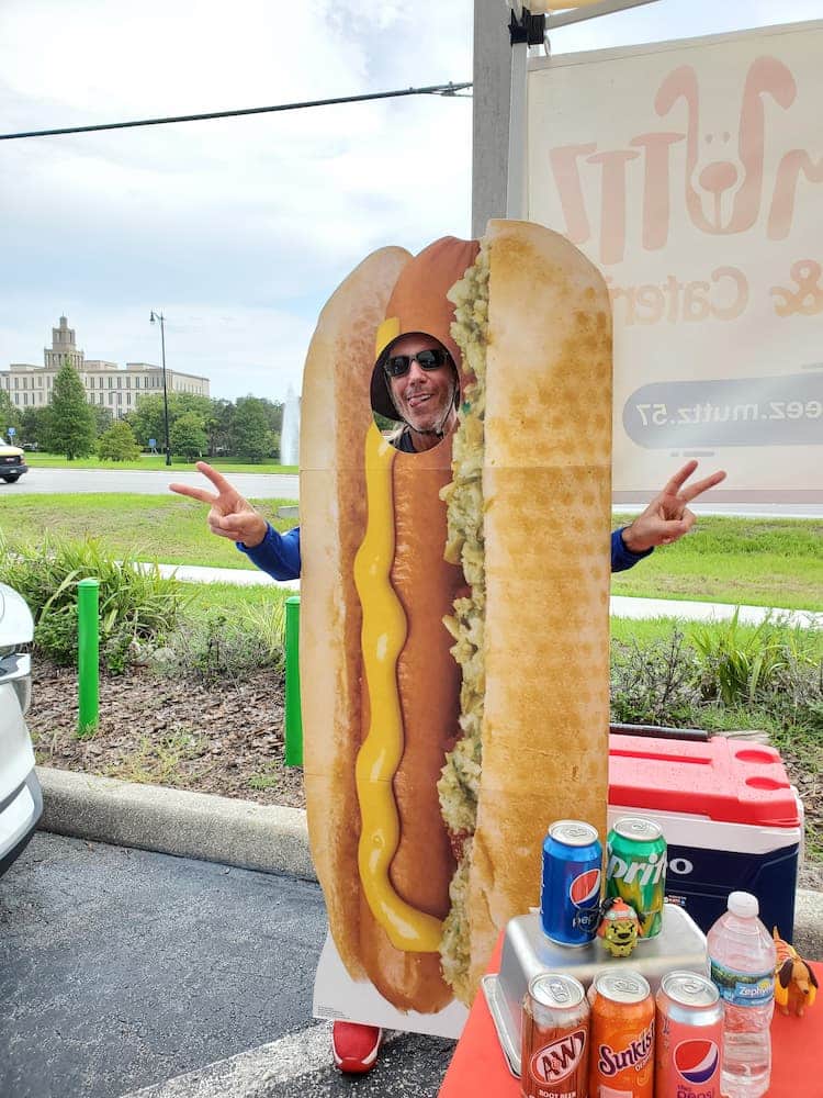 Silly HotDog Man - Deez Muttz Hotdogs